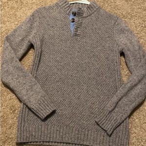 Boys Cat & Jack Cable Knit Sweater w/Mock Neck